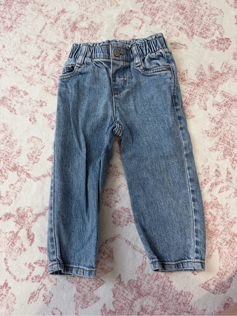 Cat & Jack Medium Blue Elastic Waist Kids Jeans